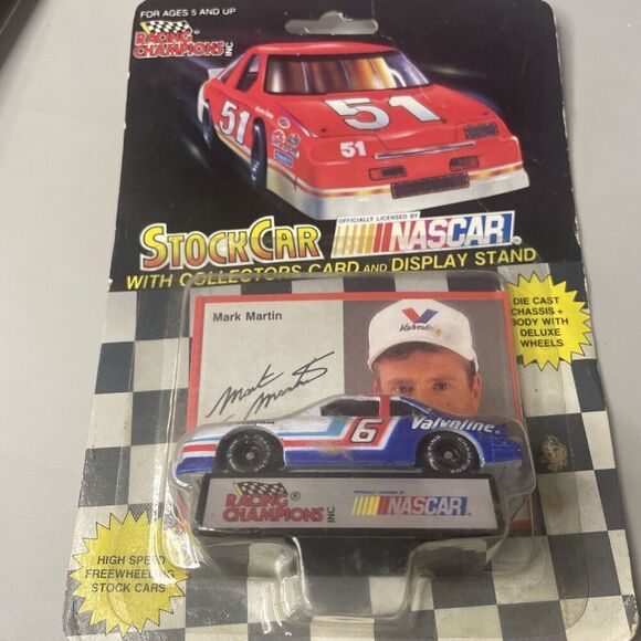 Lot of 3 Racing Champions Stock Cars 1:64 Nascar Collectors Card & Display Stand - Picture 4 of 4